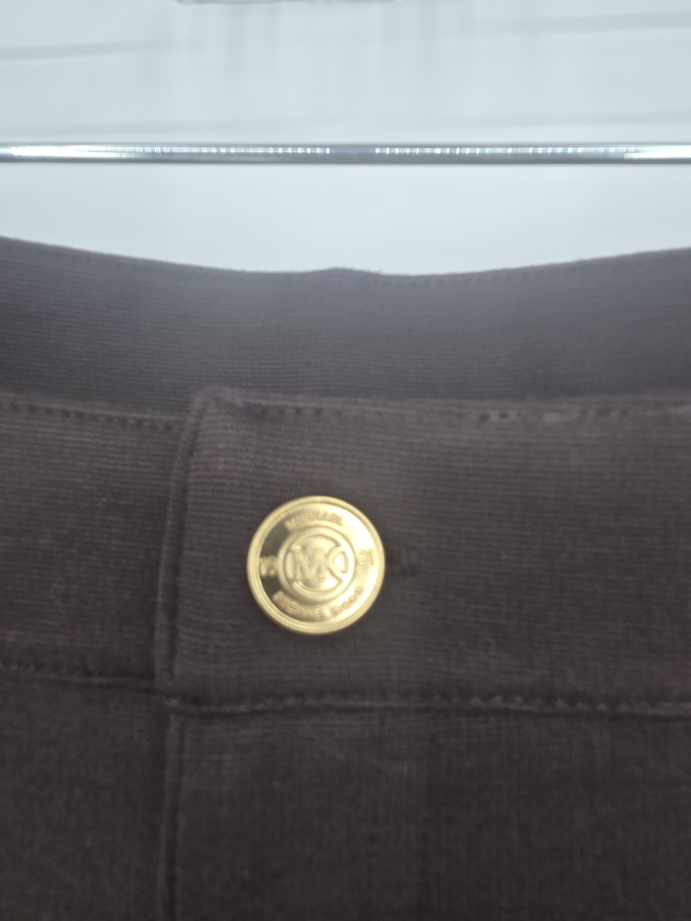Michael Kors Brown Slim Stretch Trousers 16W NWT (7656) - Picture 3 of 7